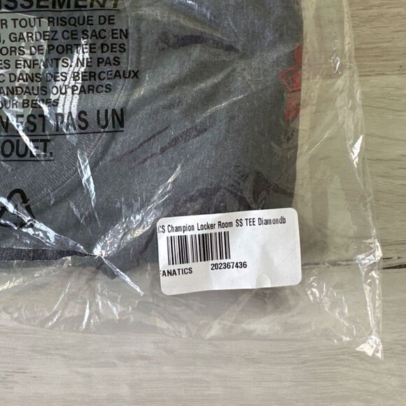 Fanatics 2023 NLC‎ Locker Room Tee Heather Charcoal XL NWT IN PACKAGE - Picture 6 of 7